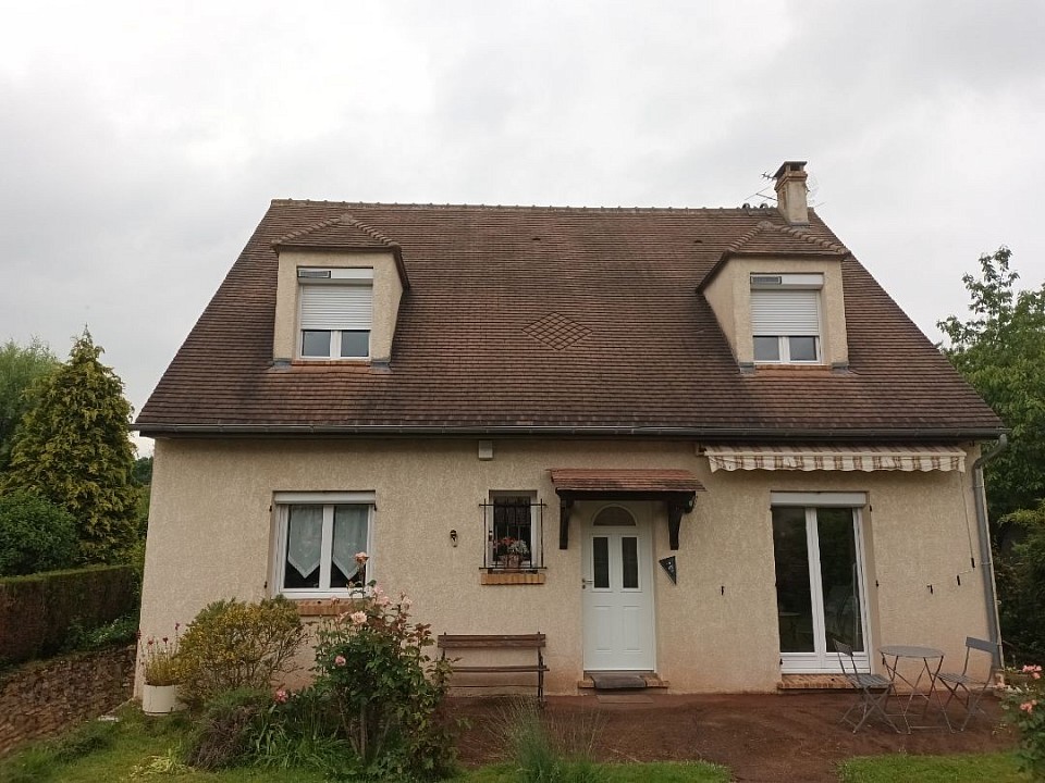 Avant traitement de la toiture